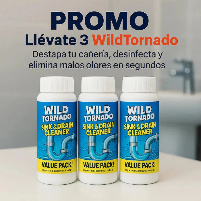 Destapa Cañerías en Minutos SIN Gastar en Gasfiter – Polvo Limpiador de Drenaje 3PCS