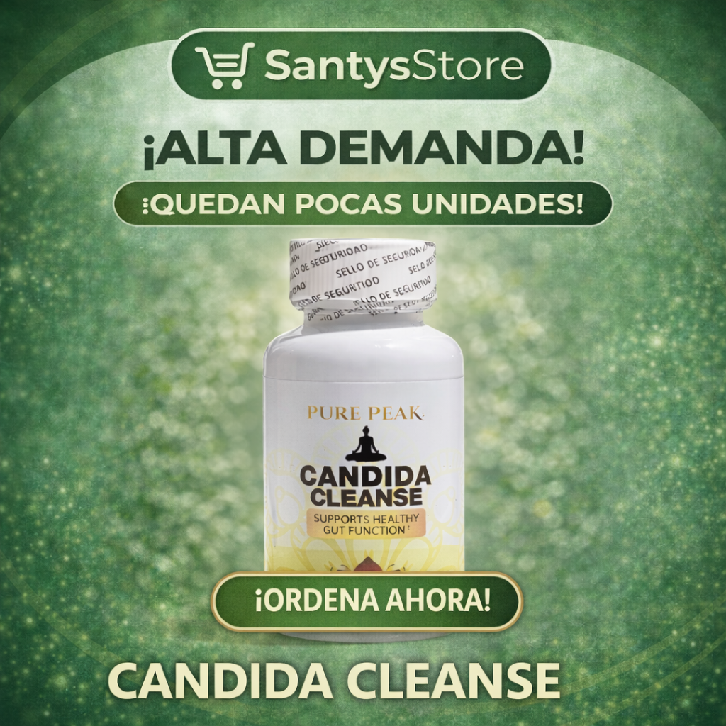 Candida Cleanse | Fórmula Natural para Equilibrio Intestinal y Bienestar Digestivo – 60 Cápsulas