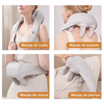 Masajeador de Cuello Mecánico Cervical | Alivio para Tensión y Contracturas