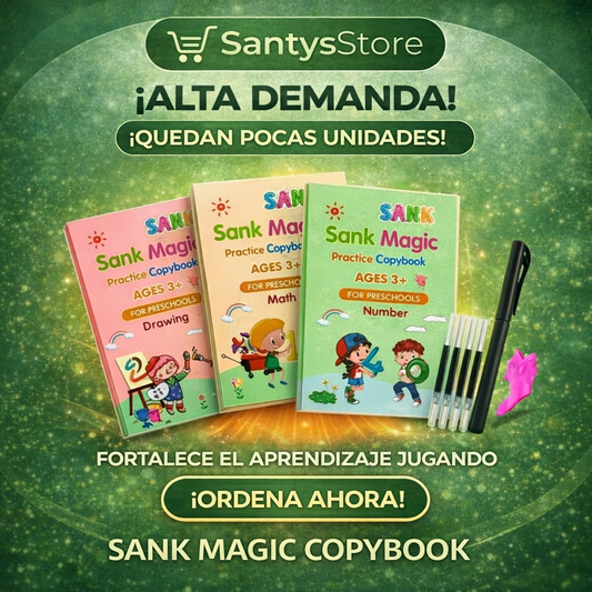 Set Cuaderno Magic Caligrafía Montessori Reutilizable | Libro de Escritura y Trazos para Niños 3+