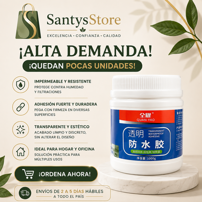 Sellador Impermeable Transparente Antifugas Profesional 1000g