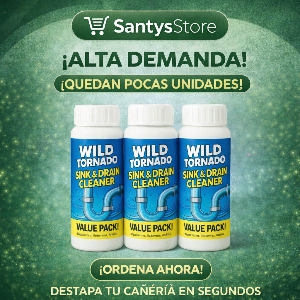 Destapa Cañerías en Minutos SIN Gastar en Gasfiter – Polvo Limpiador de Drenaje 3PCS
