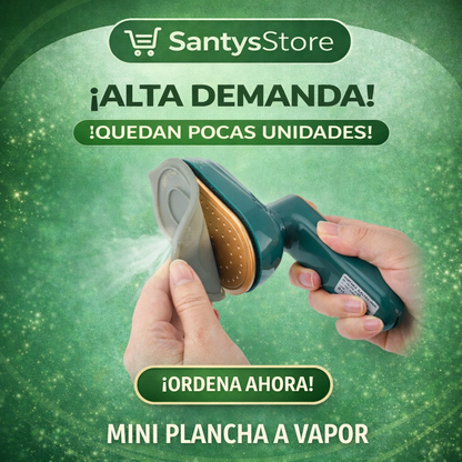Plancha a Vapor Portátil para Ropa | Vaporizador Compacto Ideal para Viajes y Hogar