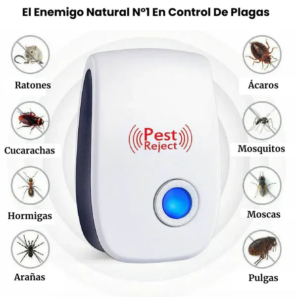 Repelente Eléctrico Ultrasónico Enchufable | Ahuyenta Insectos y Mosquitos para el Hogar