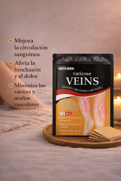 Parches para Várices y Arañitas | Apoyo a la Circulación y Alivio de Piernas Cansadas