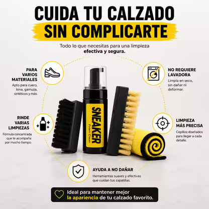 Sneakers Clean™ | Kit Premium de Limpieza para Zapatillas 5 en 1