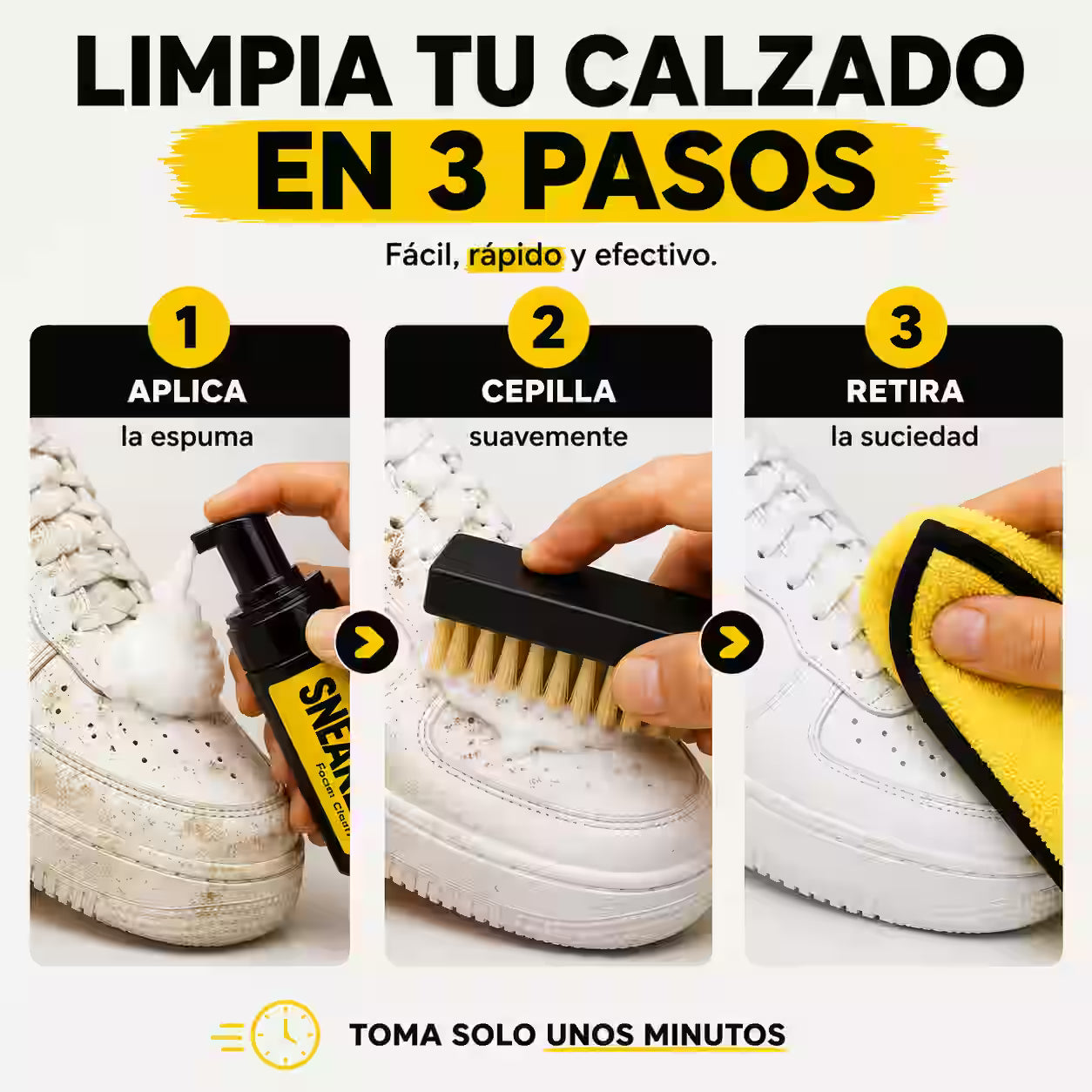 Sneakers Clean™ | Kit Premium de Limpieza para Zapatillas 5 en 1