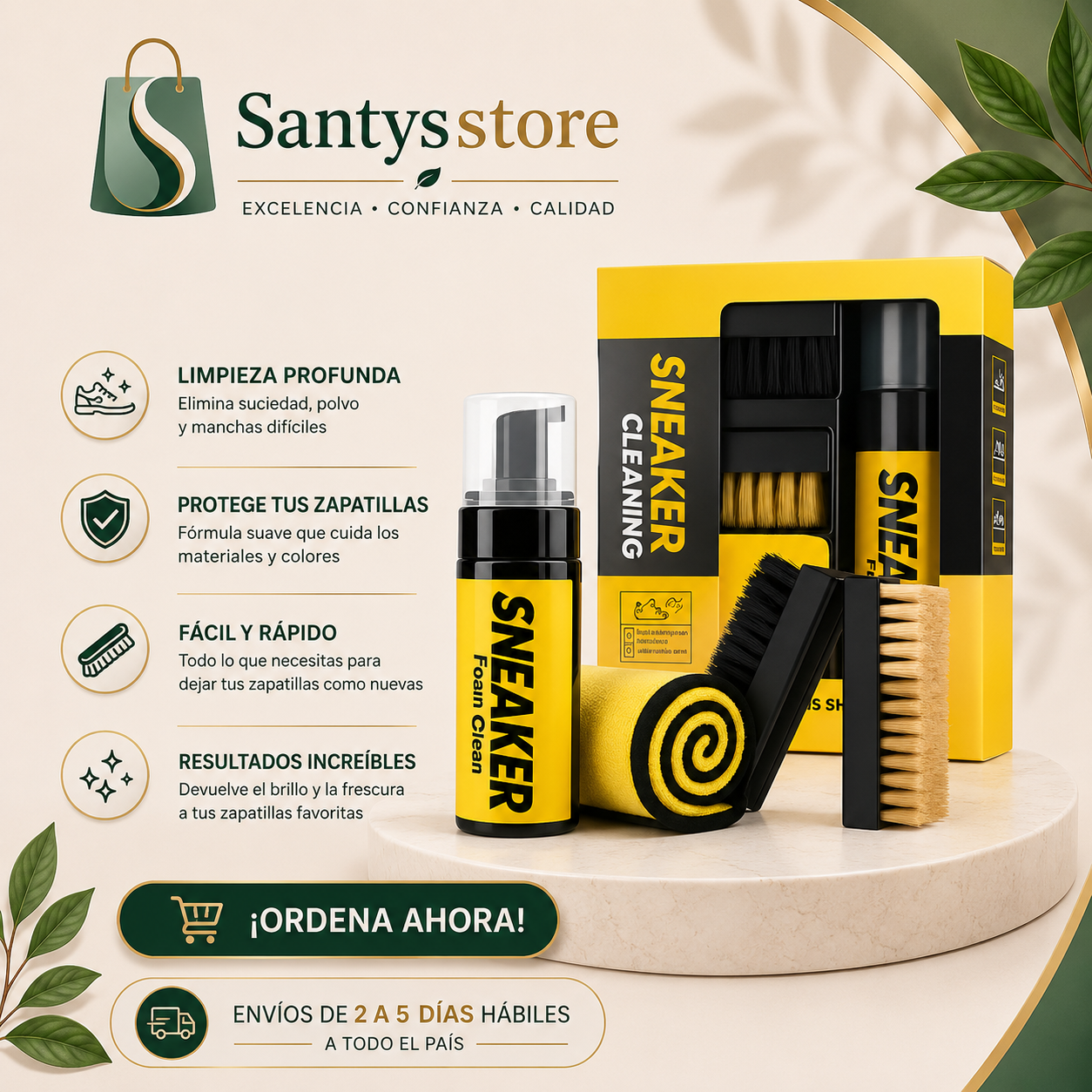 Sneakers Clean™ | Kit Premium de Limpieza para Zapatillas 5 en 1