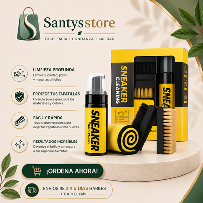 Sneakers Clean™ | Kit Premium de Limpieza para Zapatillas 5 en 1