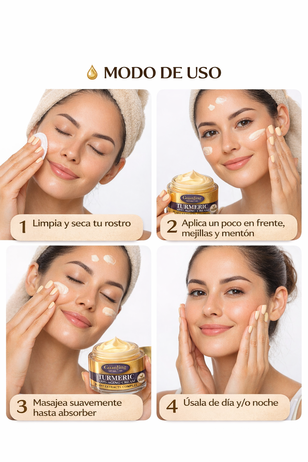 💣 “El Regalo Perfecto para Mamá 🎁 Crema Facial de Cúrcuma Rejuvenecedora”